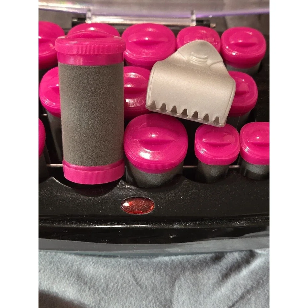 Conair Xtreme Instant Heat 20 Multi-Sized Flocked Rollers Curlers Clips CHV26HXW